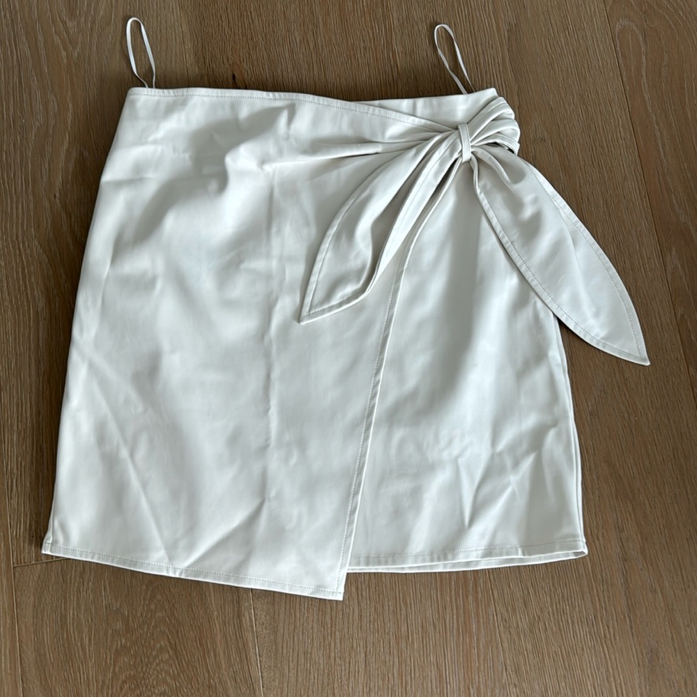 Lucy Paris White Mini Skirt
